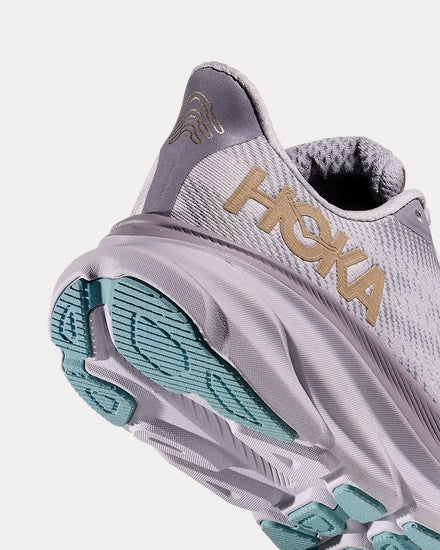 HOKA Clifton 9 GTX Foggy Grey / Ash Grey Running Shoes - 5