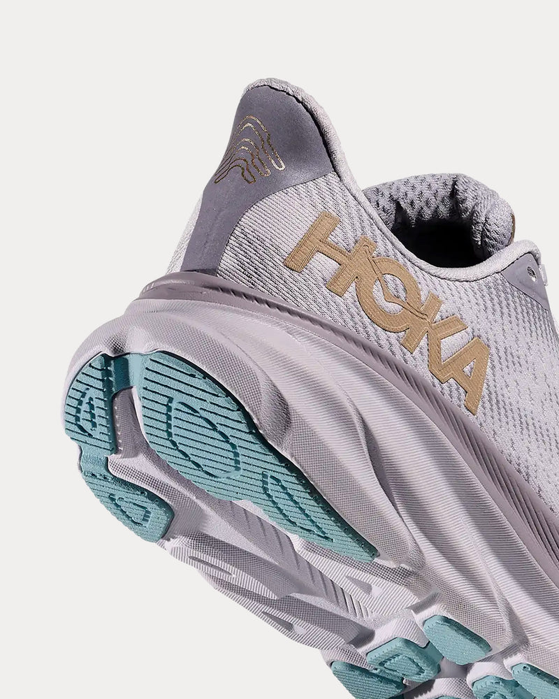 HOKA Clifton 9 GTX Foggy Grey / Ash Grey Running Shoes - 5