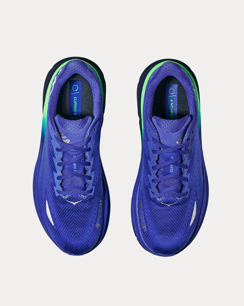 HOKA Clifton 9 GTX Dazzling Blue / Evening Sky Running Shoes - 2
