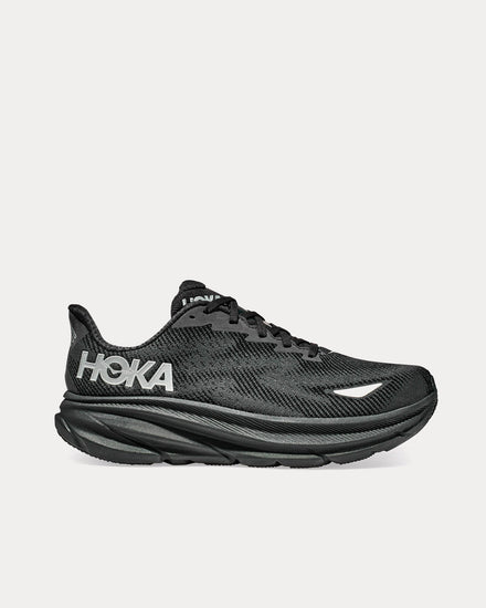 HOKA Clifton 9 GTX Black / Black Running Shoes - 1