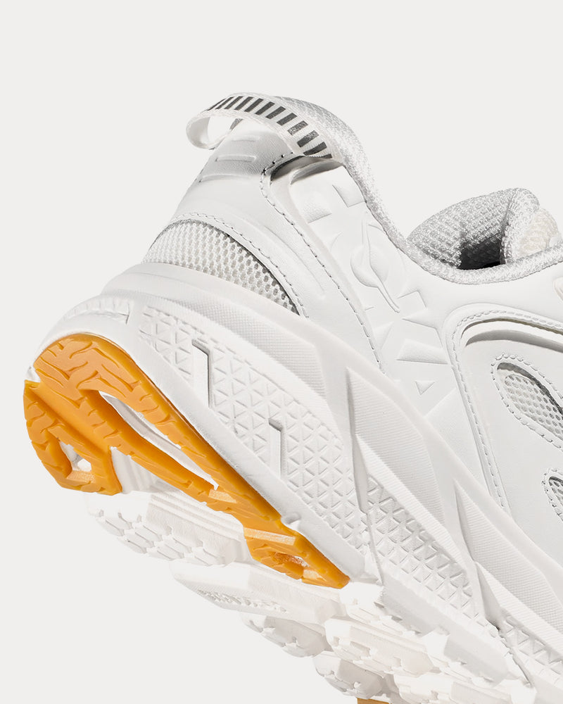 HOKA Clifton L Athletics White / White Running Shoes - 3