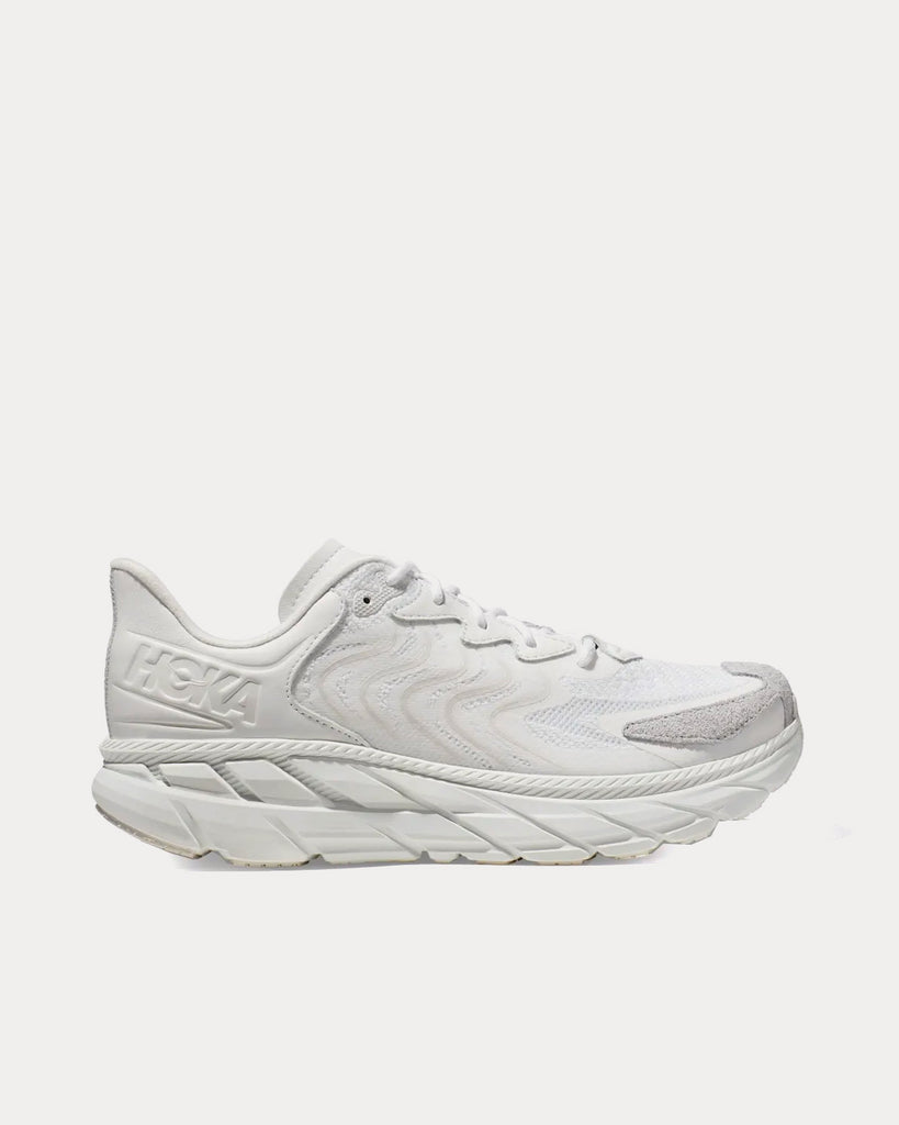 Hoka Clifton LS White Nimbus Cloud Running Shoes Sneak in Peace