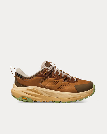 HOKA Elite Terrain System Kaha Low GORE-TEX Wheat / Mushroom Running Shoes - 1