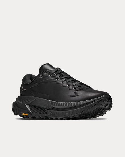 HOKA Elite Terrain System Mafate X Black / Black Low Top Sneakers - 3