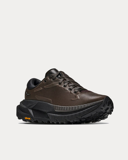 HOKA Elite Terrain System Mafate X Cast Iron / Black Low Top Sneakers - 3