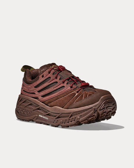 HOKA Elite Terrain System Stinson Evo OG Cold Brew / Varsity Burgundy Running Shoes - 3