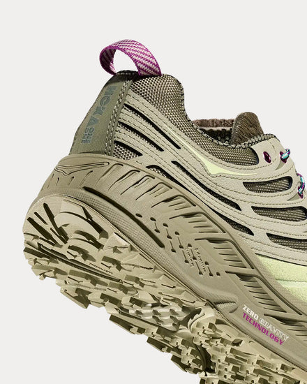HOKA Elite Terrain System Stinson Evo OG Sea Moss / Lunar Moth Running Shoes - 4