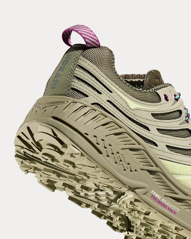 Hoka Elite Terrain System Stinson Evo OG Sea Moss / Lunar Moth Running Shoes - 4