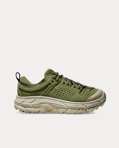 HOKA Elite Terrain System Tor Ultra Lo Forrest Floor / Farro Running Shoes