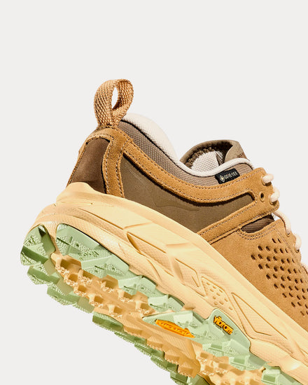 HOKA Elite Terrain System Tor Ultra Lo Wheat / Mushroom Running Shoes - 3