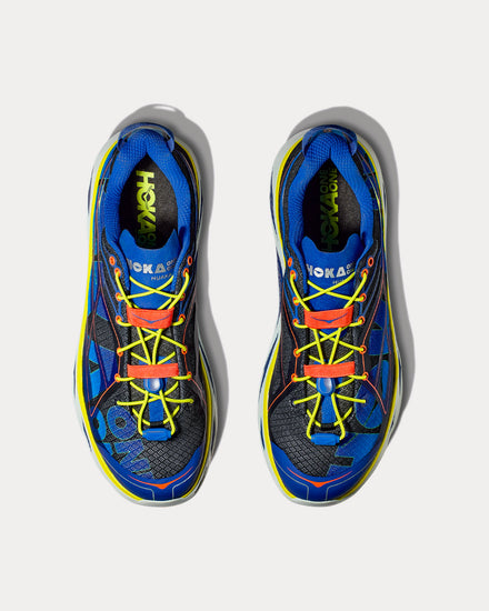 HOKA Huaka Origins Black / Dazzling Blue Running Shoes - 2