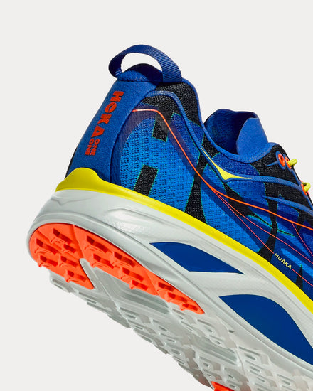 HOKA Huaka Origins Black / Dazzling Blue Running Shoes - 3