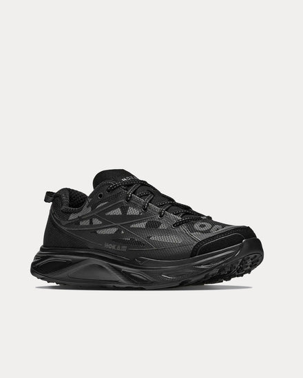 HOKA Huaka Pro Black / Black Low Top Sneakers - 3