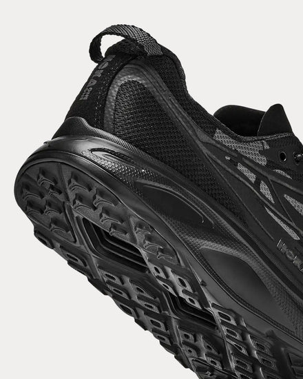 HOKA Huaka Pro Black / Black Low Top Sneakers - 5