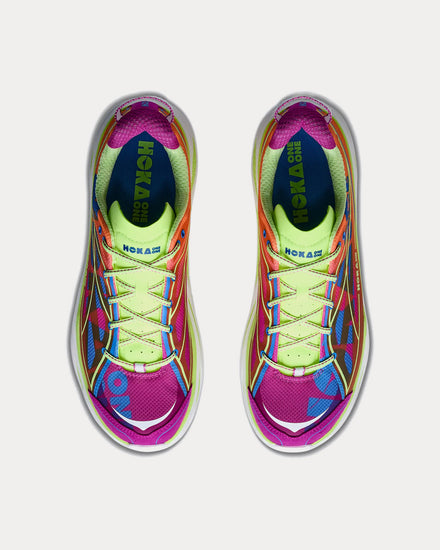HOKA Huaka Pro Fuchsia / Neon Yuzu Low Top Sneakers - 2