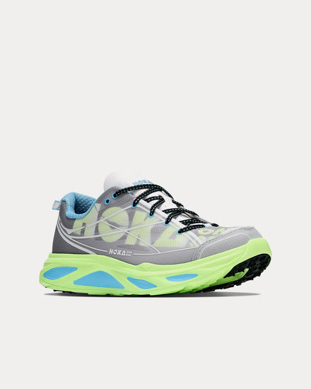 HOKA Huaka Pro Stellar Grey / Neon Yuzu Low Top Sneakers - 3