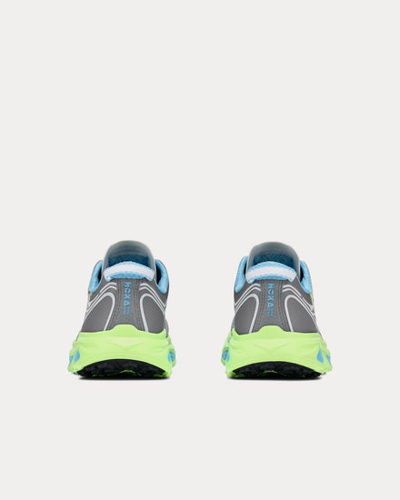 HOKA Huaka Pro Stellar Grey / Neon Yuzu Low Top Sneakers - 4