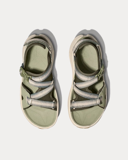 HOKA Infini Hike TC Sea Moss / Oat Milk Sandals - 2
