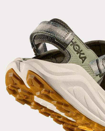 HOKA Infini Hike TC Sea Moss / Oat Milk Sandals - 4