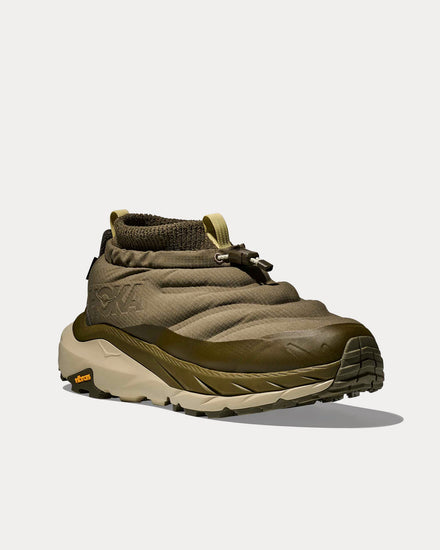 HOKA Kaha 2 Frost Moc Gore-Tex Antique Olive / Spruce Green Slip On Sneakers - 3