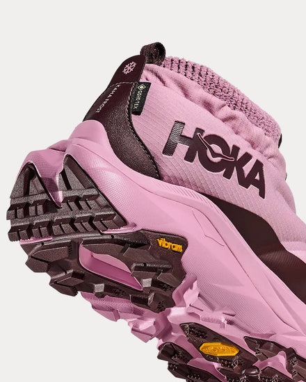 HOKA x Halfdays Kaha 2 Frost Moc Gore-Tex Amethyst / Glazed Cherry Slip On Sneakers - 4