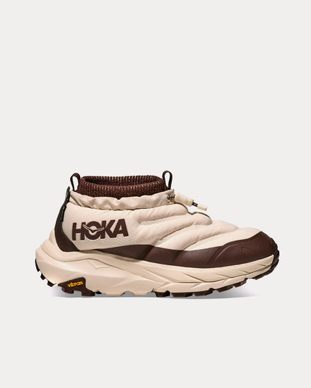 HOKA x Halfdays Kaha 2 Frost Moc Gore-Tex Oat Milk / Spiked Cocoa Slip On Sneakers - 1