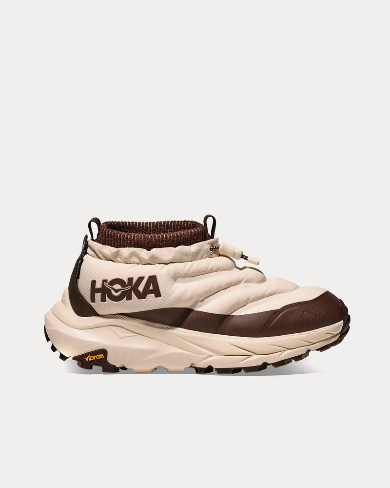 HOKA x Halfdays Kaha 2 Frost Moc Gore-Tex Oat Milk / Spiked Cocoa Slip On Sneakers - 1