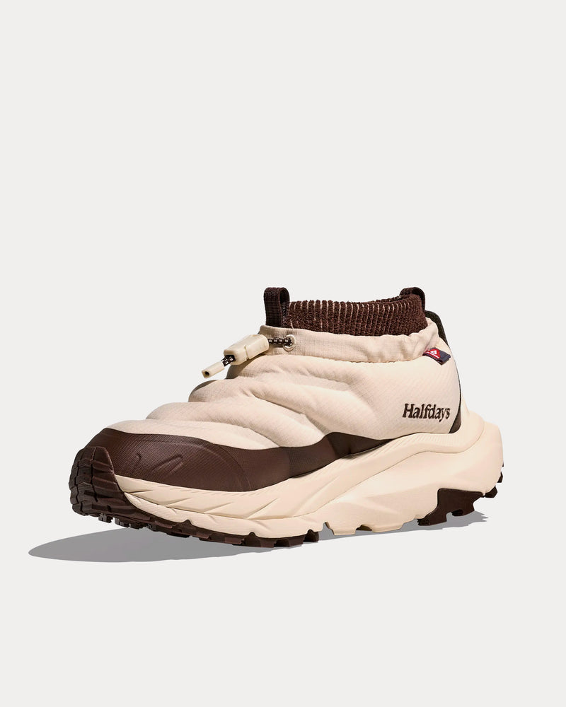 HOKA x Halfdays Kaha 2 Frost Moc Gore-Tex Oat Milk / Spiked Cocoa Slip On Sneakers - 2