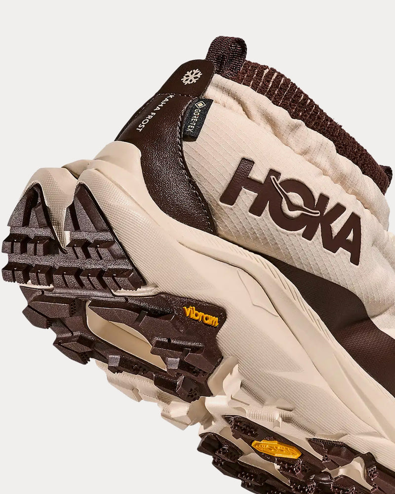 HOKA x Halfdays Kaha 2 Frost Moc Gore-Tex Oat Milk / Spiked Cocoa Slip On Sneakers - 3