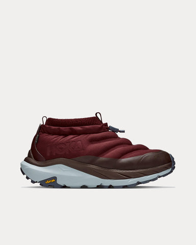 HOKA Kaha 2 Frost Moc Gore-Tex Varsity Burgundy / Mineral Blue Slip On Sneakers