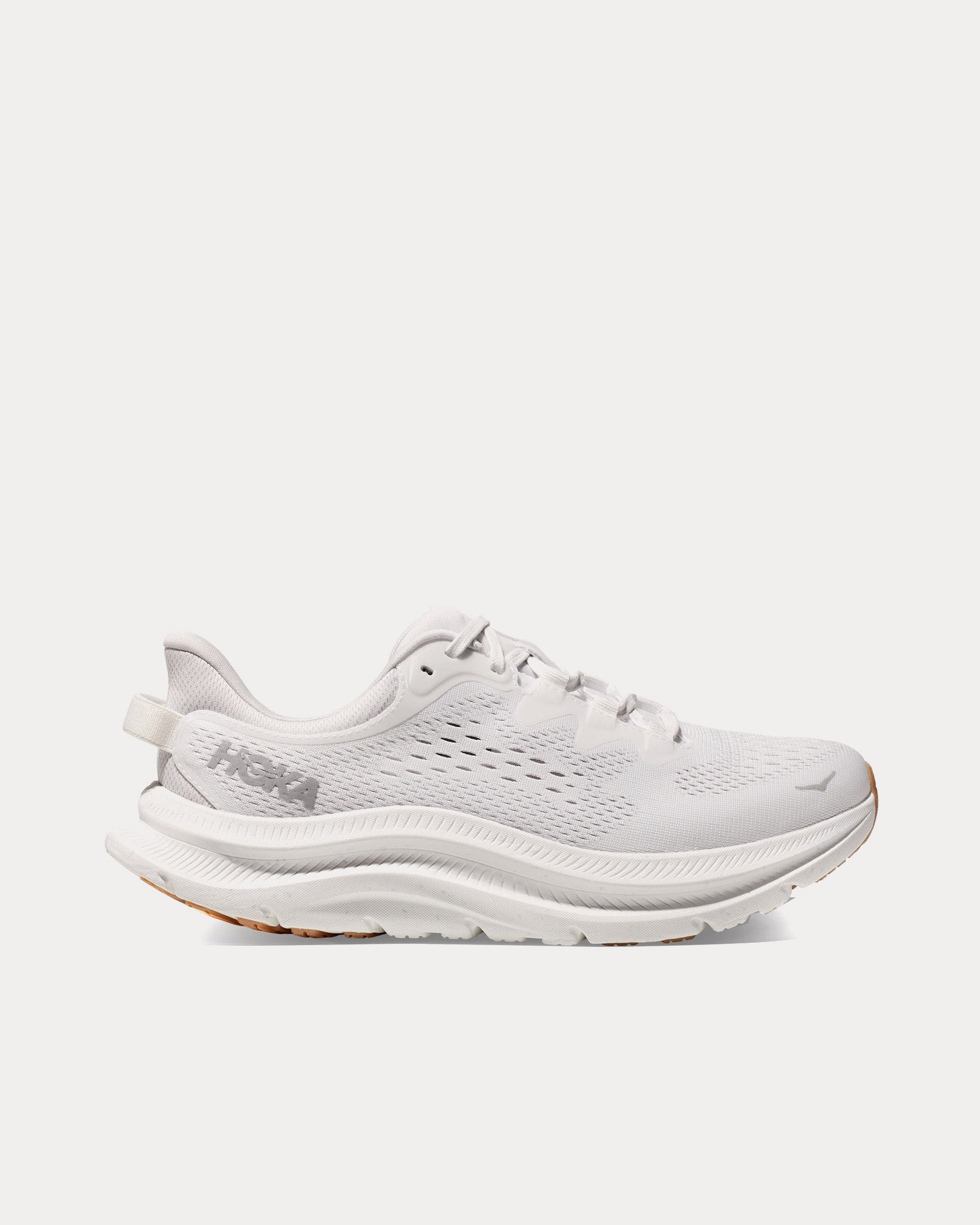 Hoka Kawana 2 Running Mens White Grey Nimbus Cloud Gum Brown Hoka Kawana 2 Womens Running Shoes Alabaster Cosmic Grey  main image 3