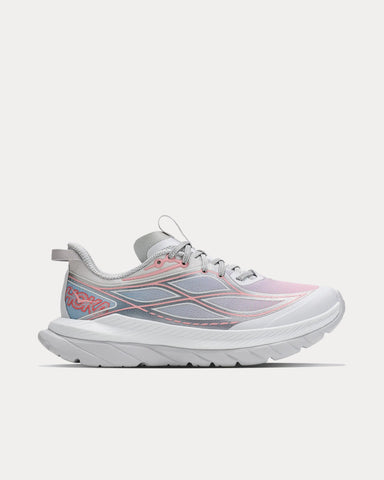 HOKA Mach Remastered Aura Cosmic Grey / Dewy Pink Low Top Sneakers