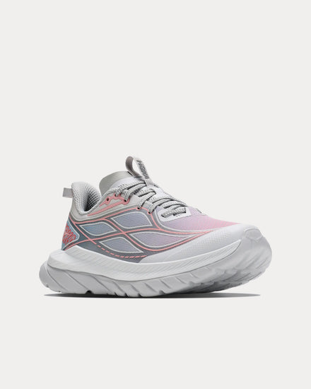 HOKA Mach Remastered Aura Cosmic Grey / Dewy Pink Low Top Sneakers - 3