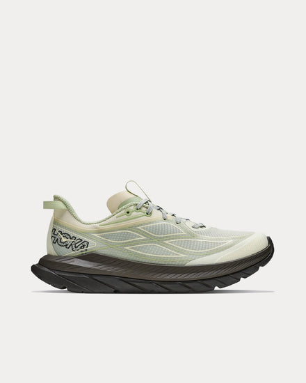 HOKA Mach Remastered Aura Morning Dew / Cliff Grey Low Top Sneakers - 1