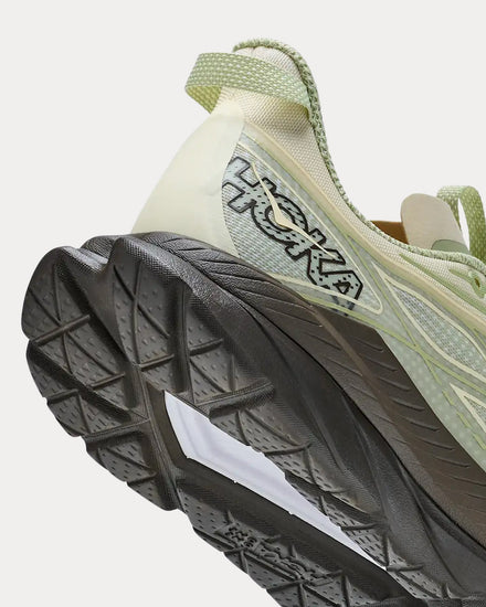 HOKA Mach Remastered Aura Morning Dew / Cliff Grey Low Top Sneakers - 5