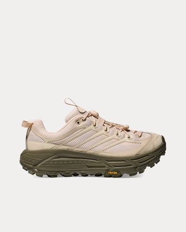 HOKA Mafate Three2 Oat Milk / Eucalyptus Running Shoes