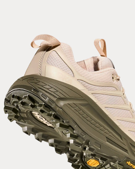 HOKA Mafate Three2 Oat Milk / Eucalyptus Running Shoes - 4