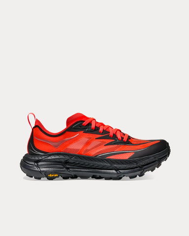 HOKA Mafate Speed 4 Lite Neon Flame / Black Running Shoes