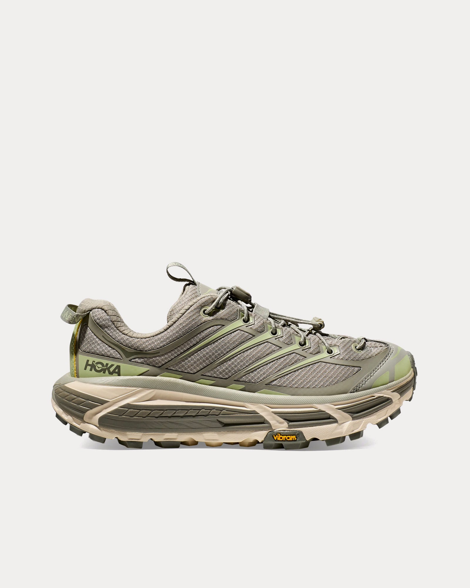 HOKA Unisex Mafate Three2 Barley / Seed Green Running Shoes