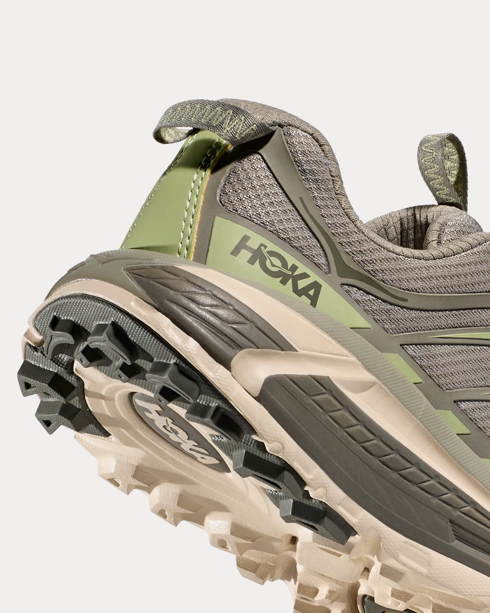 Hoka - Mafate Three2 Barley / Seed Green Running Shoes