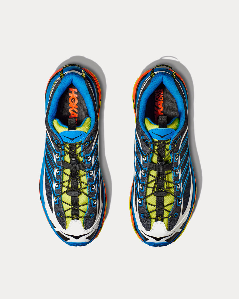 HOKA Mafate Three2 Black / Diva Blue Running Shoes - 2