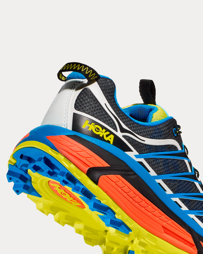 HOKA Mafate Three2 Black / Diva Blue Running Shoes - 3