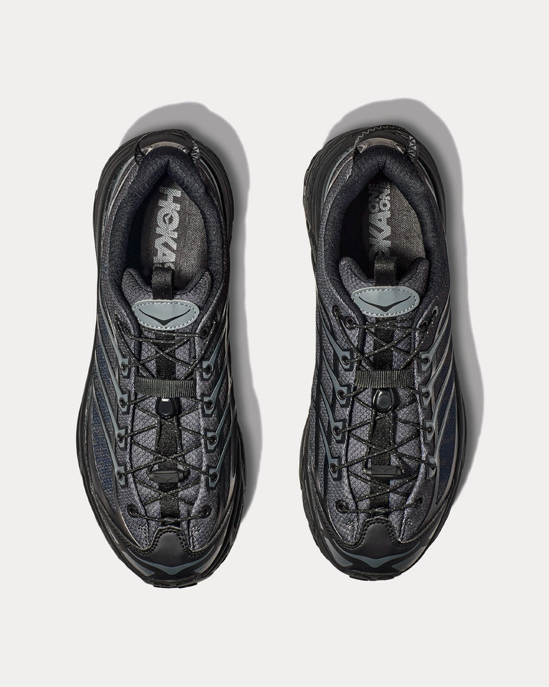 HOKA Mafate Three2 Black / Black Running Shoes - 2