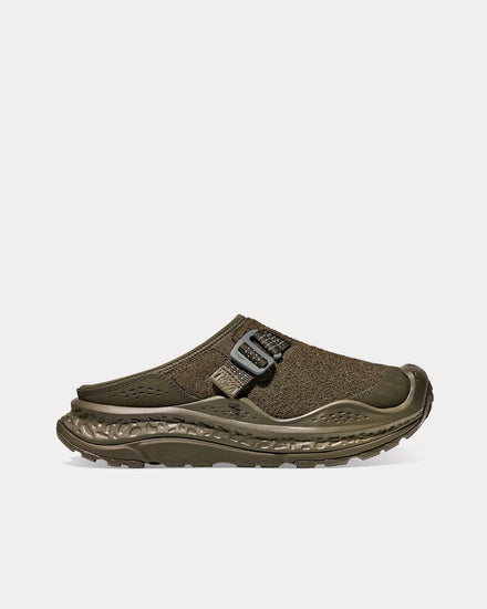 HOKA Ora Primo EXT Antique Olive / Antique Olive Mules - 1