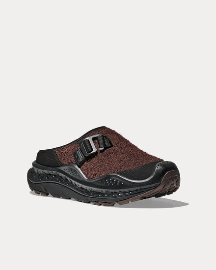 HOKA Ora Primo EXT Black / Walnut Mules - 3