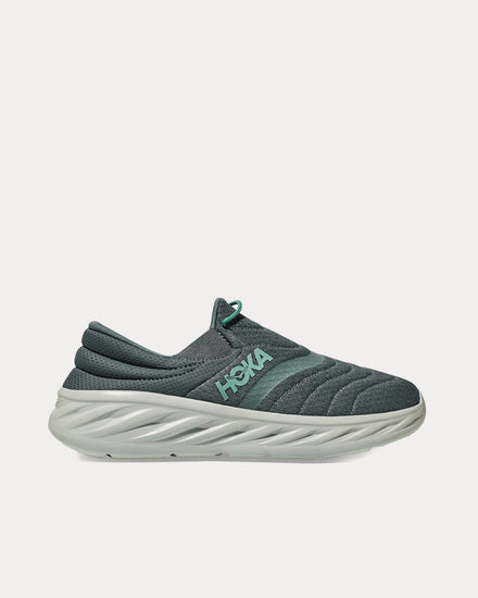 HOKA Ora Recovery Shoe 2 Balsam Green / Mercury Slip Ons - 1