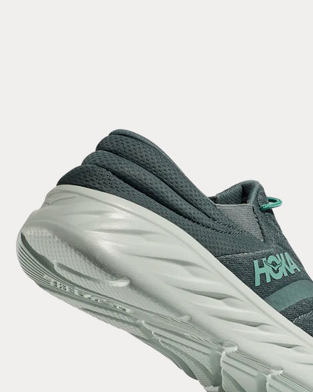 HOKA Ora Recovery Shoe 2 Balsam Green / Mercury Slip Ons - 3
