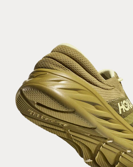 HOKA Ora Recovery Shoe 2 Green Moss / Celery Root Slip Ons - 3