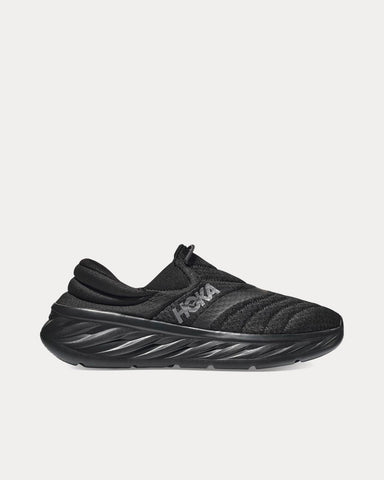 HOKA Ora Recovery Shoe 2 Black / Black Slip Ons