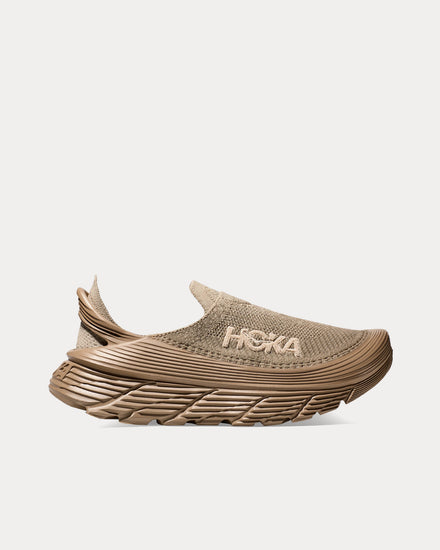 HOKA Restore TC Dune / Oxford Tan Slip On Sneakers - 1